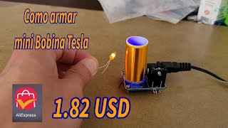 Como armar mini bobina Tesla BD243 Kit de Aliexpress [upl. by Eelano]