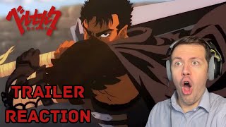 Berserk New Anime Adaptation Trailer REACTION [upl. by Eenhat]