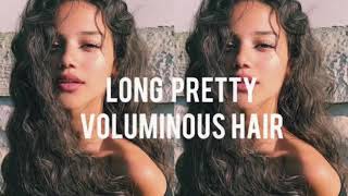 Warning ⚠️ this subliminal is Very Extremely Powerful Grow Long Pretty Voluminous Hair [upl. by Emirac]