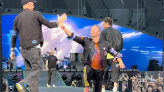 Coldplay Live Brussels 4K  Start Concert 05082022  Higher Power [upl. by Tolecnal79]