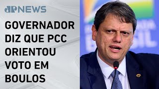 Presidente do TSE promete apurar declaração de Tarcísio de Freitas [upl. by Wolliw]