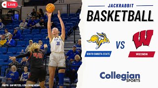 LIVE Jackrabbit Womens Basketball v Wisconsin [upl. by Ichabod]