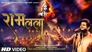 RAM LALA Full Bhajan By Vishal Mishra  Manoj Muntashir  Lovesh Nagar  TSeries [upl. by Neila]