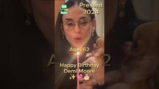 Demi Moore Celebrating Her 62 Birthday ✨😯 antesedepois beforeandafter demimoore brucewillis [upl. by Aneled389]