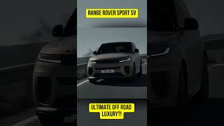 2025 Range Rover Sport SV Crushes Mountain Roads shorts rangeroversport rangeroversportsv [upl. by Yenruoc]