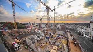 construction site time lapse shopping mall  Minto Mönchengladbach  MFI [upl. by Ynnor239]