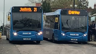 Buses At Swadlincote Bus Station  Episode 3   New Filming Position Going Well… [upl. by Elraet254]