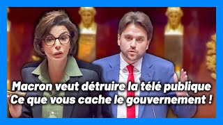 ⚠️ Macron veut détruire la télé publique  ce que vous cache le gouvernement [upl. by Yznel975]