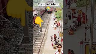 Train accident hone se bacha 😱 railway love [upl. by Eadmund]