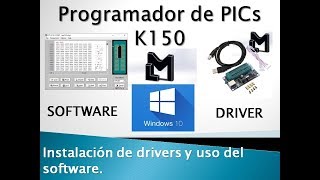 Install PIC K150 Programmer on Windows 10 [upl. by Scherman]