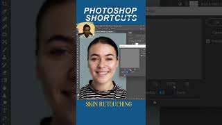 Photoshop face smooth editing  Skin Retounching photoshopedit photoshoptutorial [upl. by Riaj]