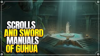 Scrolls and Sword Manuals of Guhua  World Quests amp Puzzles 【Genshin Impact】 [upl. by Yaj149]