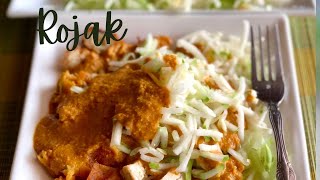 Malaysian ROJAK Recipe  A Flavourful Street Food Delight  Vegan💯 [upl. by Maguire]