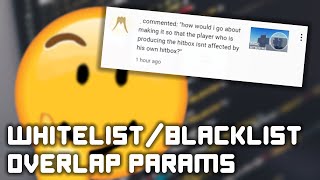 Blacklisting  Whitelisting Explained overlapparams  Roblox Studio [upl. by Annehsat]