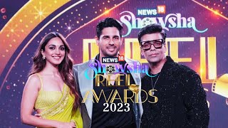 Showsha Reel Awards 2023 Full Show  Sidharth Malhotra and Kiara Advani Attend The News18 Event [upl. by Iot]