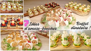 ✨5 IDÉES DAMUSEBOUCHES SANS CUISSON POUR APÉRITIFS DINATOIRE FÊTESBUFFET RAPIDE ET ÉCONOMIQUE 🤑 [upl. by Reta]