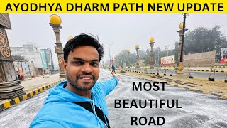 AYODHYA RAM MANDIR Dharmpath Marg CONSTRUCTION UPDATE  AYODHYA Development Project  AYODHYA Vlog [upl. by Bone]