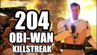 Battlefront2 204 Obi Wan Kenobi KillstreakGameplay Capital Supremacy [upl. by Mcneil459]