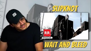 Slipknot  Wait And Bleed OFFICIAL VIDEO  REACTION [upl. by Rebna]