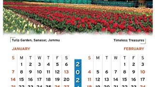 Jk Bank calendar 2024  JampK Bank Calendar 2024  2024 JampK Bank Calendar [upl. by Akenit]