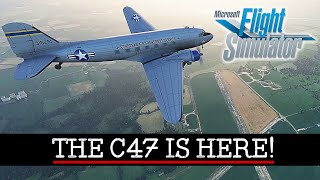 C47 Skytrain in Flight Simulator 2020 FREE download amp Cinematic look [upl. by Hen780]