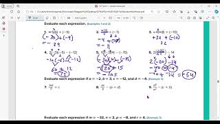 Reveal math grade 7 lesson 3  5 apply integer operations [upl. by Yrrok]