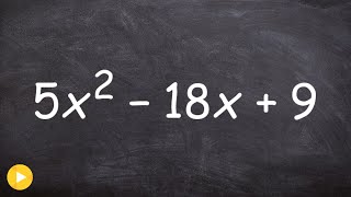 Factoring Polynomials using box method [upl. by Morissa577]