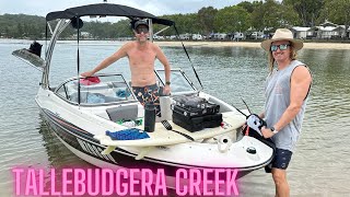 Tallebudgera Creek Bayliner 185 Toyota Hilux Days out with the boys [upl. by Drona]