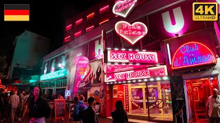 Hamburg Red Light District  Reeperbahn Walkthrough 🇩🇪 Germany [upl. by Ynnavoeg]