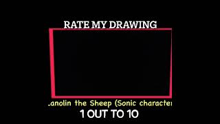 Rate my drawing lanolin the sheep Sonic character￼ [upl. by Reinhard]