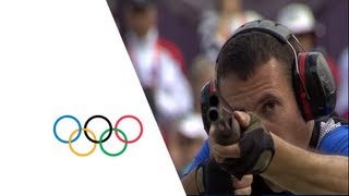 Giovanni Cernogoraz CRO Wins Mens Trap Shooting Gold  London 2012 Olympics [upl. by Salomo]