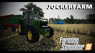 Żniwa Z Bizonem 🚜 Jęczmień ładnie sypie😱 quotJOCKERFARMquot Fs19 [upl. by Aelak]