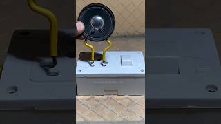 5 watt speaker vs 220V Electricity experiment shorts [upl. by Yrtnahc978]