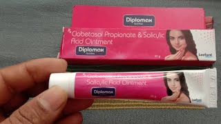 Diplomax ointment uses and side effects चेहरे से दाग धब्बे काले निशान पिम्पल के निशान को मिटाता है। [upl. by Marutani729]