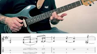 Meditation by Cory Wong  How to play  Guitar lesson with tabs [upl. by Ayiotal561]