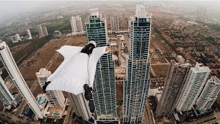 GoPro Roberta Mancino Wingsuits Through Panama City Skyline [upl. by Ahsetel912]