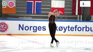 Lara Naki Gutmann ITA SP Sonja Henie Trophy 2024 [upl. by Ddat732]