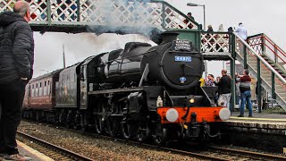 44871 seen passing Pembrey and Burry Port this afternoon on the Pembroke Coast Express working 1Z42 [upl. by Golda345]