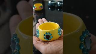 How to make a beautiful amp expensive tea candle holder enjoy craft like comments 🥰 [upl. by Desdee]