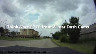 ThinkWare F770 Dash Cam installed in 2017 Toyota Tacoma TRD OffRoad [upl. by Nimajaneb]