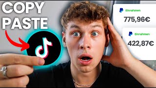 TikTok COPY PASTE Verdiene 432€Tag mit dieser GENIAL EINFACHEN Strategie 💸 Online Geld Verdienen [upl. by Annaiek]