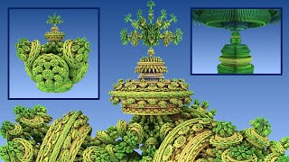 Mandelbulb 3D Fractal Animation  Pinehedron Zoom [upl. by Zeeba]