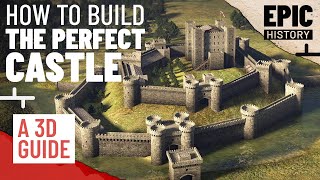 3D Guide  How to Build the Perfect Medieval Castle [upl. by Elset19]