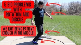 QUIT OPENING UP SO DANG EARLY  Top 5 Problems with Rotational Shot Put and Discus Throwers [upl. by Madeleine542]