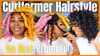 How to Get CURLS THAT LAST  Easy Curlformer Hairstyle NO HEAT REQUIRED [upl. by Sinnaoi]