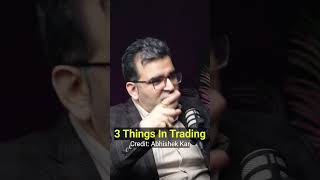 3 Things In Trading 🤗 shorts finance financialfreedom investment [upl. by Ocirled]