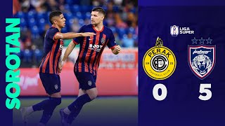 Perak FC 05 Johor Darul Tazim FC  Sorotan Perlawanan Liga Super 202425 [upl. by Sej]