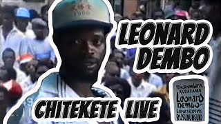 Leonard Dembo  Chitekete Live Performance ft Innocent Mjintu [upl. by Ahsai]