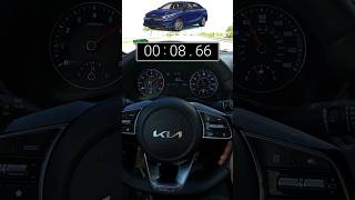 2024 Kia Forte GTLine 060 Test  20L 4cyl NA  CVT  FWD  147hp  132 lbft  2939 mpg shorts [upl. by Arol]