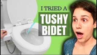 Tushy Bidet Review UNBOXING  INSTALLATION  REACTION [upl. by Yeleek]